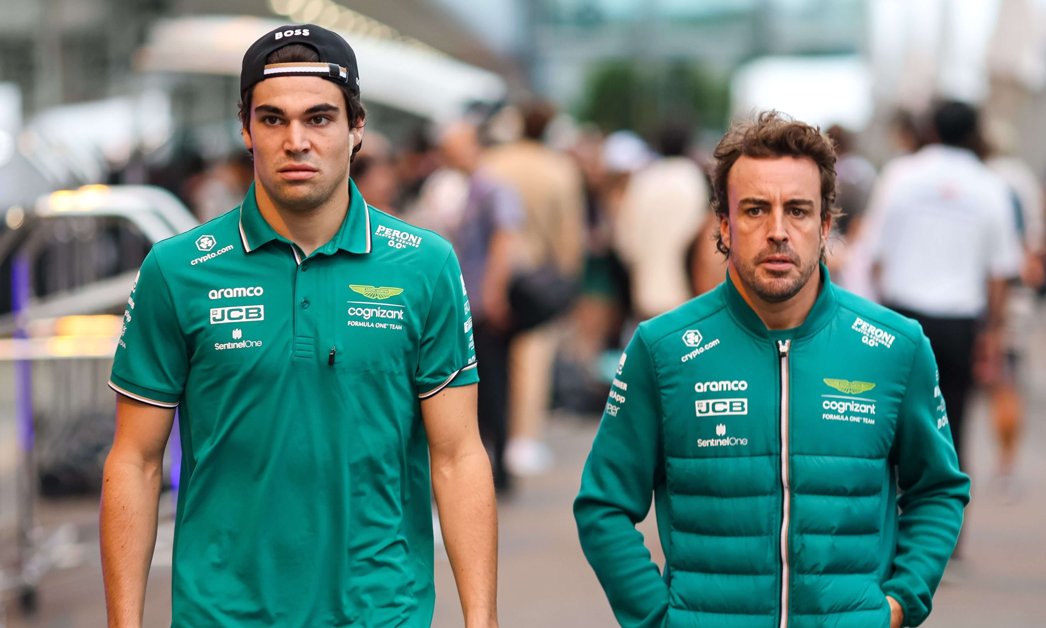 Fernando Alonso and Lance Stroll